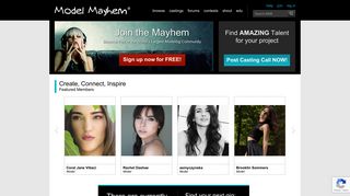
                            3. Model Mayhem - Model Mayhem Sign Up