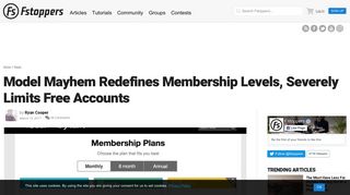
                            1. Model Mayhem Redefines Membership Levels, Severely ... - Model Mayhem Sign Up