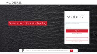 
                            7. Modere My Pay - Welcome - Modere Com Portal