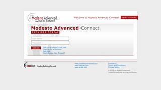 
                            1. Modesto Advanced Connect - Login - My Radiology Portal - Modesto Advanced Imaging Portal
