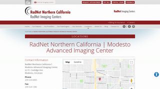 
                            2. Modesto Advanced Imaging Center | CA | RadNet Northern ... - Modesto Advanced Imaging Portal