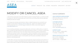 
                            4. Modify or Cancel ASEA | Company - Asea Back Office Login
