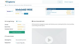 
                            4. ModuleMD WISE Reviews and Pricing - 2020 - Capterra - Modulemd Portal