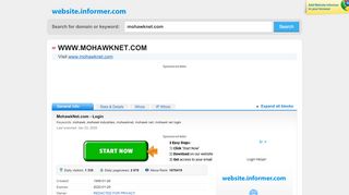 
                            2. mohawknet.com at WI. MohawkNet.com - Login - Mohawknet Login