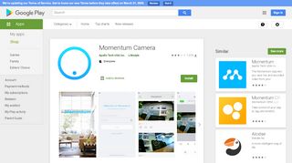 Momentum Camera - Apps on Google Play