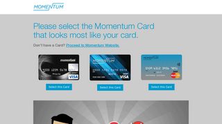 
                            7. Momentum Visa - Momentum Mastercard Portal