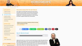 Monatshoroskop Stier für Mai 2019 - Astroportal - Astro Portal Monats Horoskop