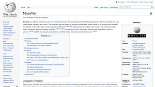 MonaVie - Wikipedia - Monavievo Com Sign In