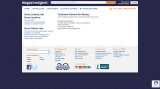 
                            4. Money Magazine Customer Service | Magazine-Agent.com - Money Magazine Account Portal