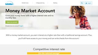 
                            5. Money Market Account - High Interest Rate, No ... - Sallie Mae - Sallie Mae Full Site Portal