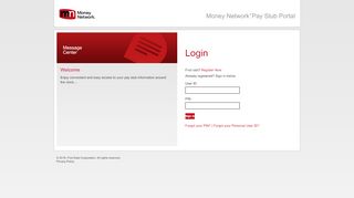 
Money Network ® Pay Stub Portal
