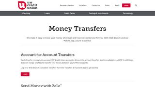 
                            3. Money Transfers | UW Credit Union Technology | UWCU.org - Uw Credit Union Money Link Portal