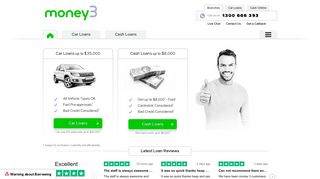 
                            5. Money3: Cash Loans & Car Loans up to $50000 - Money 3 Loans Members Login