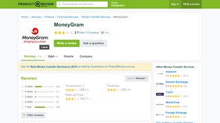 
                            7. MoneyGram | ProductReview.com.au - Www Moneygram Com Au Portal