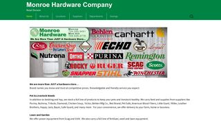 
Monroe Hardware Company | Retail Division  
