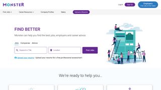 
                            3. Monster Jobs - Job Search, Career Advice & Hiring Resources ... - My Monsterindia Com Portal