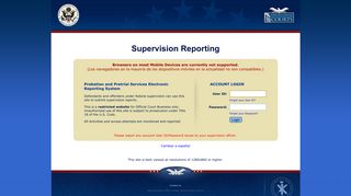 
                            1. Monthly Supervision Reporting - Login - Probation Sign In