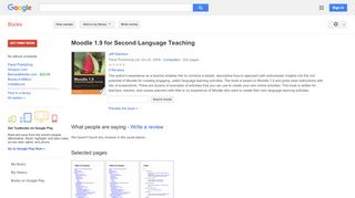 
                            8. Moodle 1.9 for Second Language Teaching - Abel Moodle Portal