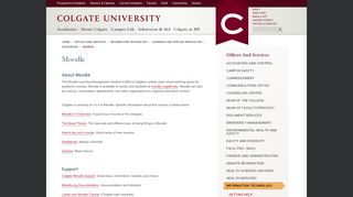 
                            4. Moodle - Colgate University - Colgate Student Portal