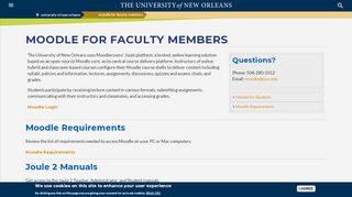 
                            3. Moodle for Faculty Members | The University of New Orleans - Uno Moodle Portal