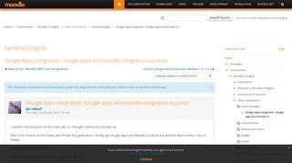 
Moodle in English: Google Apps integration: Google apps and moodle ...
