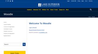 
                            5. Moodle - Lake Superior State University - My Lssu Portal
