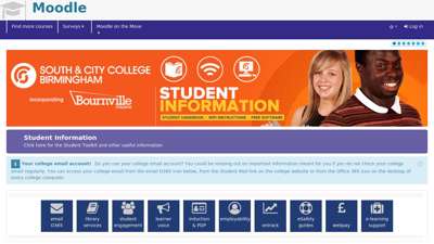 
Moodle - South and City College Birmingham
