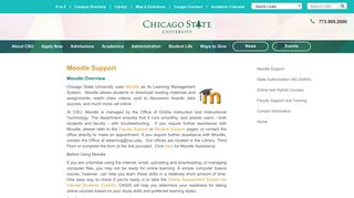 
                            1. Moodle Support | OOIIT | Chicago State University - Csu Moodle Portal