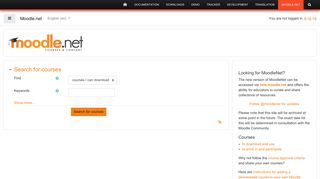 
                            3. MoodleNet - Demo Moodle Net Portal Index Php
