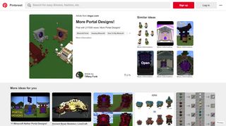 
                            5. More Portal Designs! | Mincraft | Minecraft construction, Minecraft ... - End Portal Design