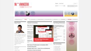 
                            2. Morningstar FundInvestor Home Page - Morningstar Fund Investor Portal