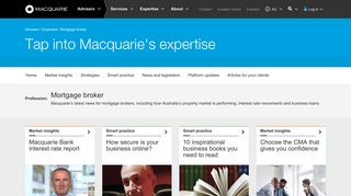 
                            5. Mortgage broker - Macquarie Group - Macquarie Access Adviser Portal