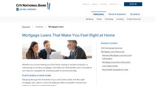 
                            7. Mortgage Loans - City National Bank - National City Mortgage Portal