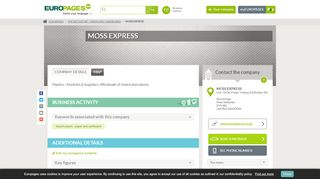 
                            3. MOSS EXPRESS, Import-export - paper and cardboard, on ... - Mossexpress Co Uk Portal