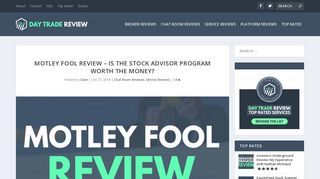 
Motley Fool Review - Is The Stock Advisor a Good Investment?  
