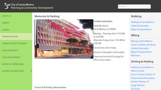 
Motorists Parking - Planning & Community Development - City of ...
