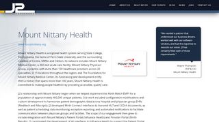 
                            5. Mount Nittany Health - J2 Interactive - Mount Nittany Connect Portal