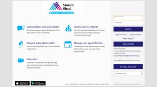 
                            1. Mount Sinai MyChart - Mount Sinai Portal