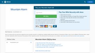 
                            3. Mountain Alarm | Pay Your Bill Online | doxo.com - Mountain Alarm Portal