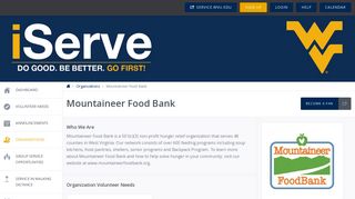 
                            8. Mountaineer Food Bank | WVU Center for Service and Learning - Mountaineer Food Bank Portal