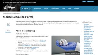 
                            7. Mouse Resource Portal | Wellcome Sanger Institute - Wellcome Trust Online Grant Portal Portal