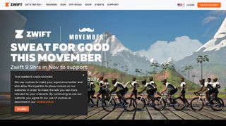 
                            8. Movember 9.9 Mission - Sweat for Good | Zwift - Movember Sign Up
