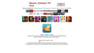 Movie, Cartoon TV Live