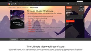 
Movie & video editing software - Pinnacle Studio 23 Ultimate  
