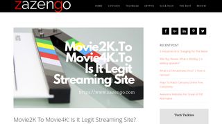 
Movie2K To Movie4K: Is It Legit Streaming Site? | zazengo  
