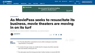 
                            8. MoviePass app temporarily down while theater loyalty ... - Sign Up Movie Pass