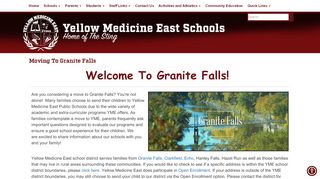 
                            10. Moving To Granite Falls - Yellow Medicine East Schools - Granite Gradebook Portal Student Portal