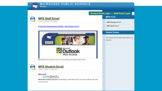 MPS Email Links - Milwaukee - Milwaukee Public Schools - Mps School Email Portal