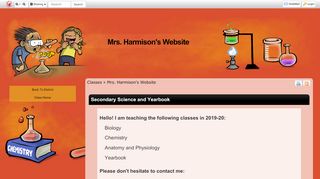 
                            6. Mrs. Harmison's Website • Classes - Leakey Independent ... - Edublogs Org Sign Up