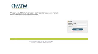 
                            7. MTM Service Management Portal Login - Transporter Portal Login